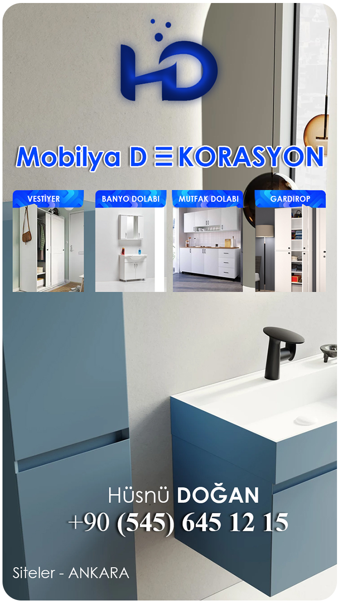 Mobilya Dekorasyon (Vestiyer, Mutfak Dolab�, Banyo Dolab�, Gard�rop)