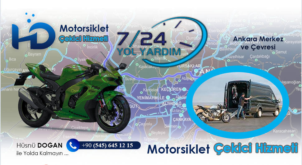 Motosiklet �ekici Hizmeti Ankara �ehiri�i Hizmet Vermekteyiz Kapal� Kabin 